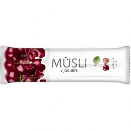 Javainis su vyšniomis ir jogurtiniu glaistu, 30g