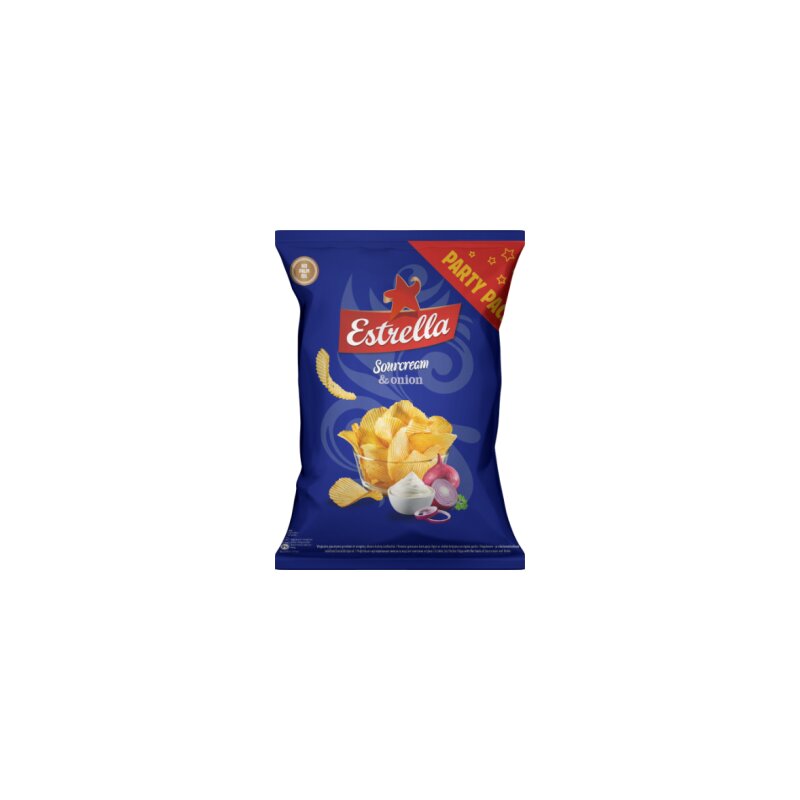 Traškučiai ''Estrella''grietinės ir svogūnų skonio 180g