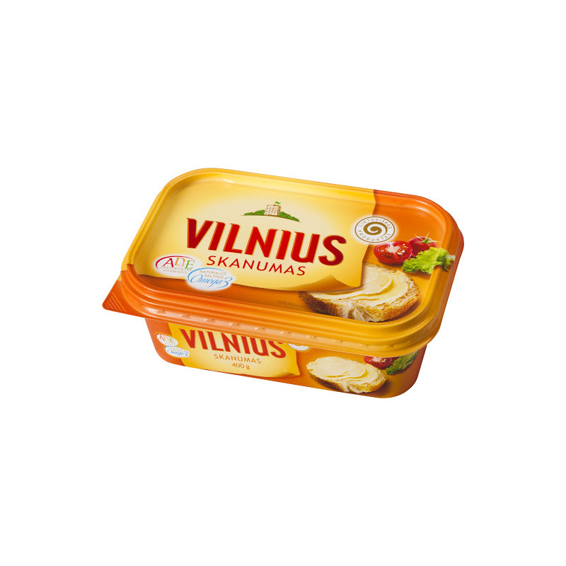 Margarinas  VILNIUS SKANUMAS 60% rieb., 400g