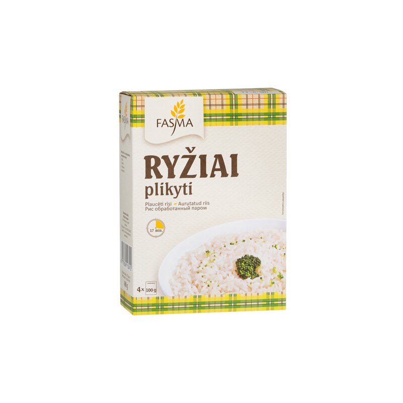 Ryžiai plikyti 4x100g dėžutėjeFasma