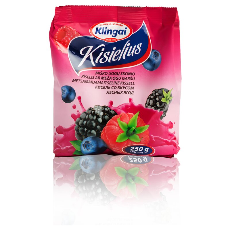 Kisielius miško uogų 250g Klingai