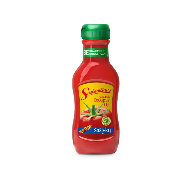 Pomidorų kečupas Suslavičiaus ŠAŠLYKŲ 1 kg