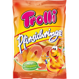 Guminukai Trolli persikų žiedai 200g