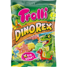 Guminukai Trolli  Dinorex  rūgštūs 100g