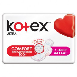 Higieniniai paketai ''KOTEX'' super 7 vnt