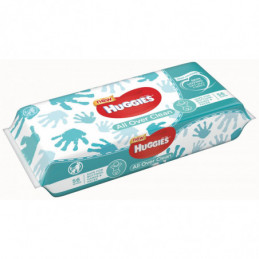 Drėgnos  servetėlės  Huggies  56vnt All Over Clean
