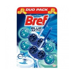 WC valiklis -gaiviklis  Bref  Blue Eucalyptus 2x50g