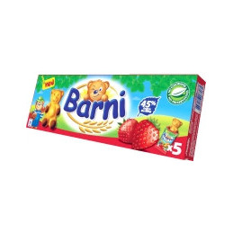 Sausainiai Barni Strawberry puree 150g
