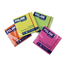 Lipnūs lapeliai 76x76 mm MILAN neon