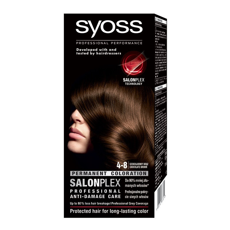 Plaukų dažomasis kremas Syoss Nr 4-8 šokoladas