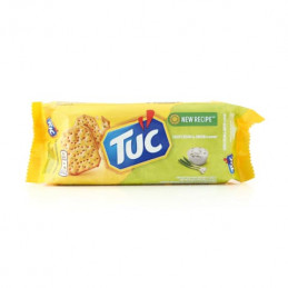 Krekeriai "TUC" 100g grietinės ir svogūnų skonio