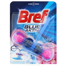 BREF WC valiklis-gaiviklis Blue-Aktiv Fresh Flowers 50g