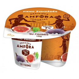 Graikiška AMFORA jogurtas su figomis 150g, 7.2% baltymų