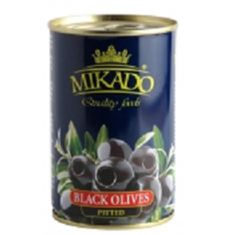 Alyvuogės Mikado  juodos be kauliukų 300g