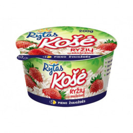 Ryžių košė RYTAS su braškėmis 6% 200g