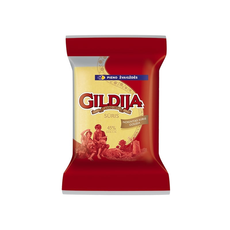 Fermentinis sūris GILDIJA, 45%, 240g