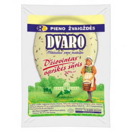 Džiovintas varškės sūris  Dvaro  20% 1kg