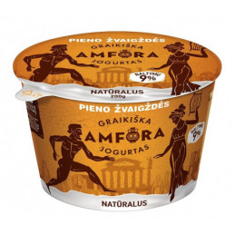 Jogurtas graikiška AMFORA natūralus 9% rieb., 200g