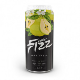 Gazuotas Sidras  FIZZ  kriaušių skonio (4.5%), 500 ml