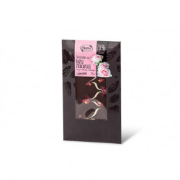 Šokoladas su rožių žiedlapiais Rūta 100g