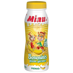 Bananinis pieno gėrimas MIAU, 2,3%, 250ml