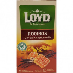Raudonoji arbata Loyd Roibos  su medumi ir vanile 40g