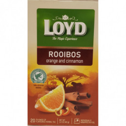 Raudonoji arbata Loyd Roibos 40g apelsino ir cinamono skonio