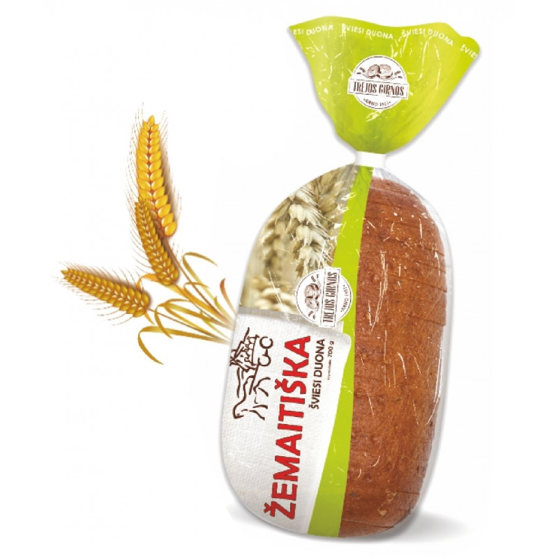 Šviesi ŽEMAITIŠKA duona, 700g