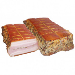 Karštai rūkytas  Kaimiškas bekonas