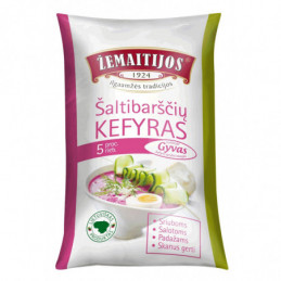Šaltibarščių kefyras ŽEMAITIJOS 5% rieb., 0.9l