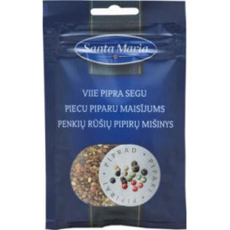 Penkių rūšių pipirų mišinys SANTA MARIA, 25g