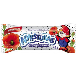 Glaistytas sūrelis NYKŠTUKAS su aguonomis, 45g