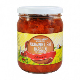 Ukrainietiški barščiai su baravykais  Rivona 480g