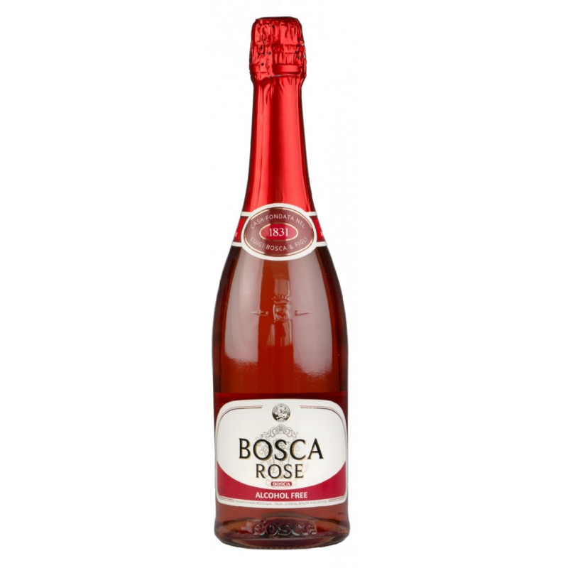 Nealkoholinis gėrimas  Bosca   Rose pusiau  saldus 750 ml