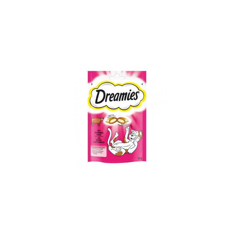 Skanėstai katėms Dreamies su jaut.60g
