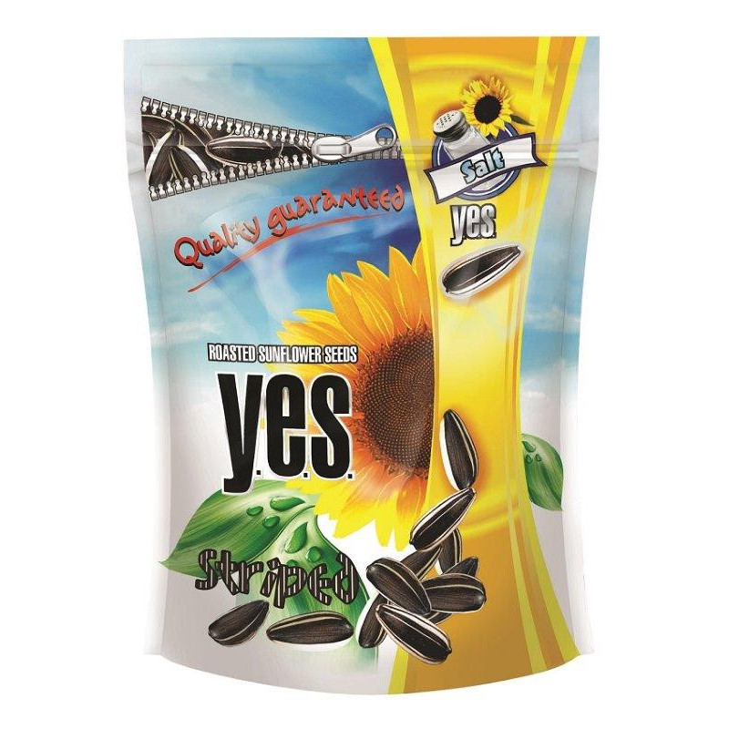 Saulėgrąžos YES su druska, dryžuotos 150g