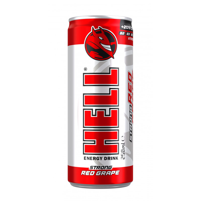 Energinis gėrimas Hell 250ml Red grape strong