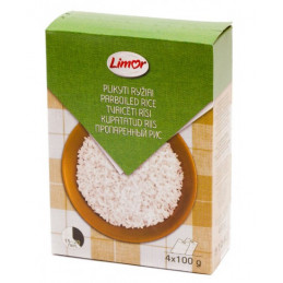 Plikyti ryžiai LIMOR 4 x 100g