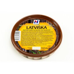 Silpnai sūdyta LATVIŠKA silkių filė, 210g