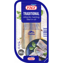 Tradicinė silkių filė 240g