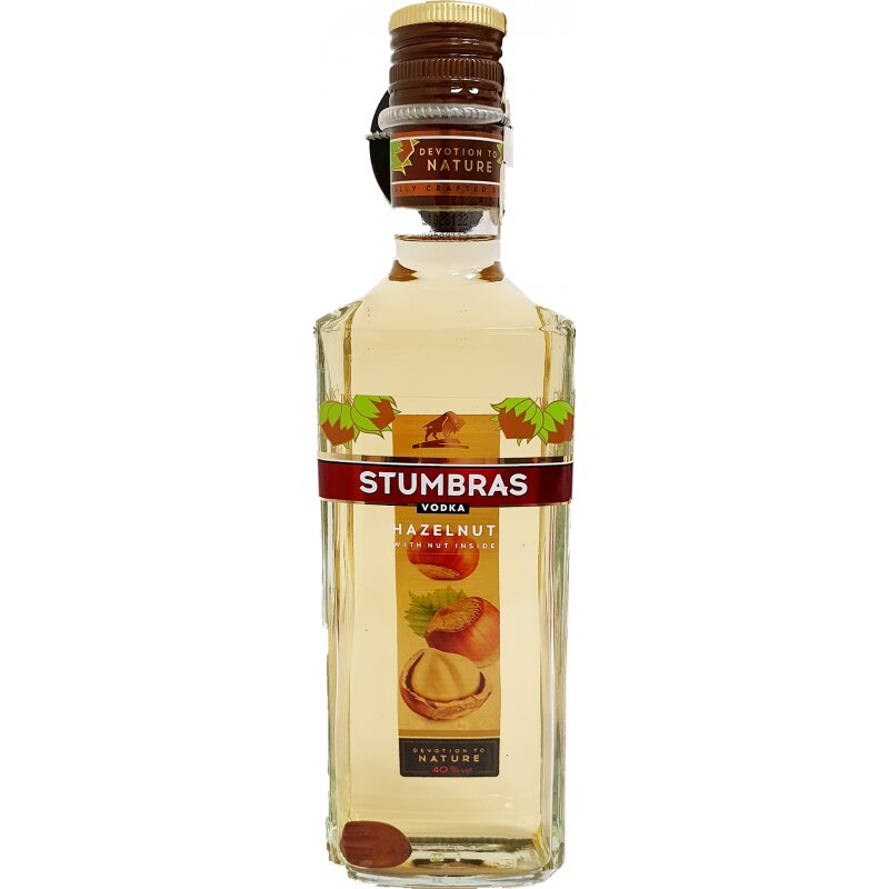 Degtinė Stumbras riešutų skonio (40%), 500 ml