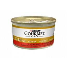 Paštetas katėms Gourmet jautiena 85g