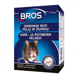 Dribsniai nuo pelių ir žiurkių 100g