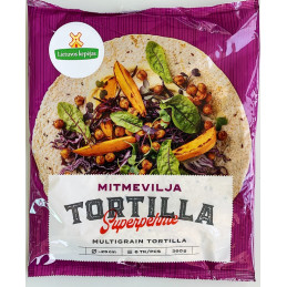 Apvali kvietinė tortilija su sėklomis, 360g