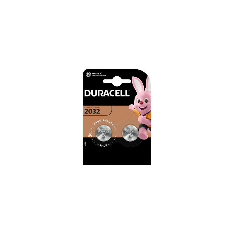 Elementai  Duracell  CR2032, 2vnt