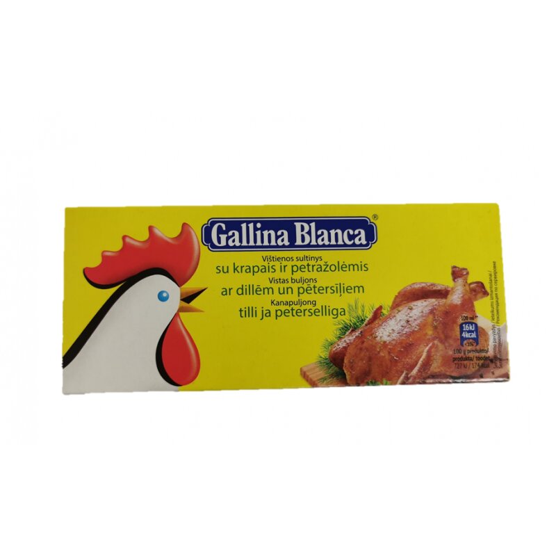 Vištienos sultinys Gallina Blanca  su krapais ir petražolėmis 120g