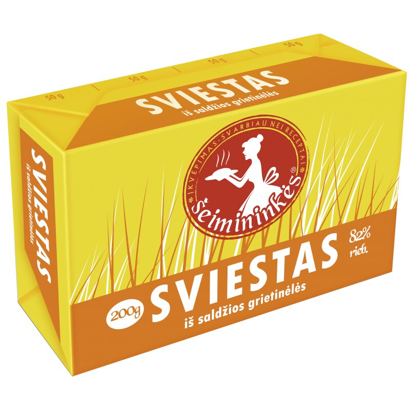 Sviestas "Šeimininkės", 82% rieb., 200g