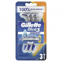 Skustuvai pakelyje GILLETTE Blue 3 Comfort, 3 vnt.