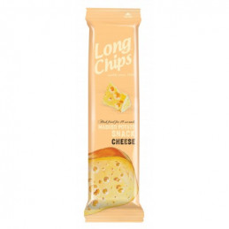 Bulvių tyrės užkandis "Long chips" 75g sūrio skonio