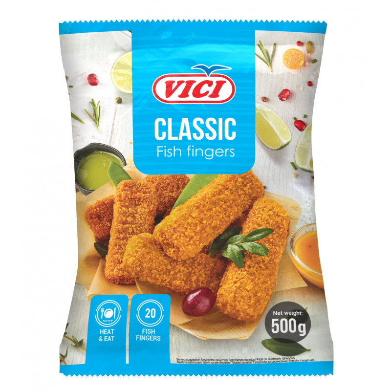 Šald. žuvų piršteliai 500g/Viči